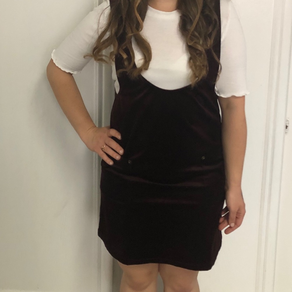 Dark plum dress